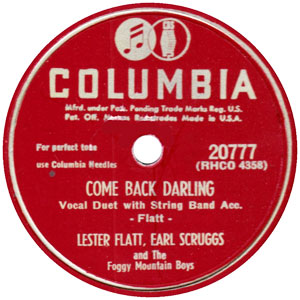Single (Come Back Darling / I’m Waiting to Hear You Call Me Darling) cover