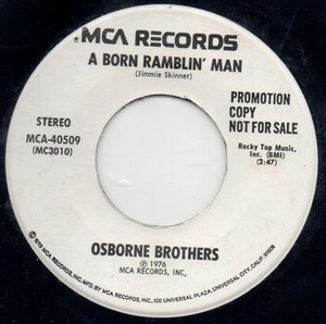 Single (A Born Ramblin Man / Don’t Let Smokey Mountain Smoke Get in Your Eyes) cover
