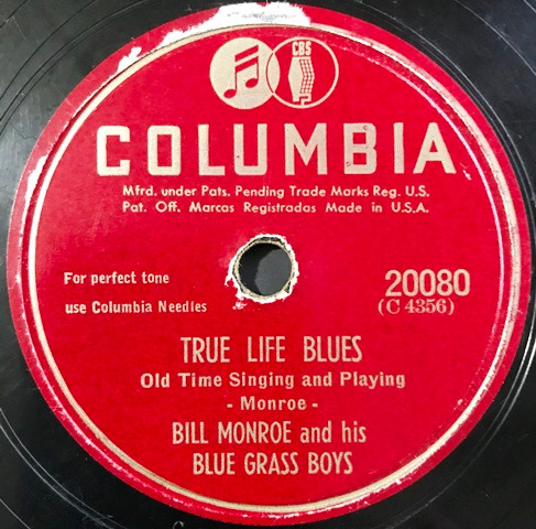 Single (True Life Blues / Footprints in the Snow) cover