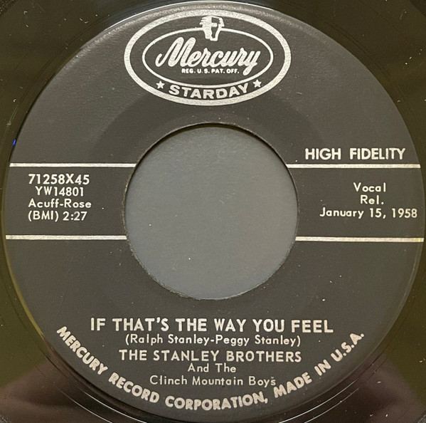 If That’s the Way You Feel · I’d Rather Be Forgotten cover