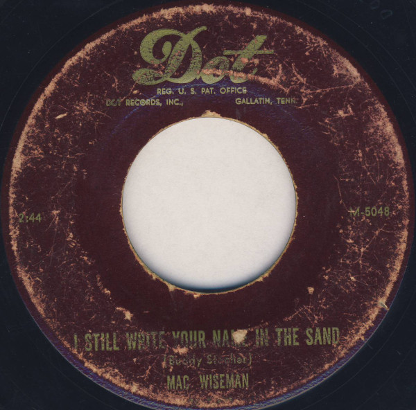 Single (I’ll Still Write Your Name in the Sand / Four Walls Around Me) cover