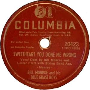 My Rose of Old Kentucky · Sweetheart You Done Me Wrong cover