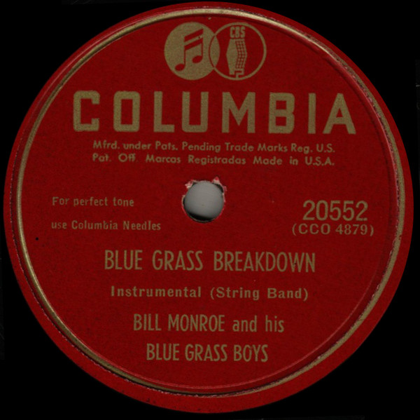 Single (Blue Grass Breakdown / Toy Heart) cover