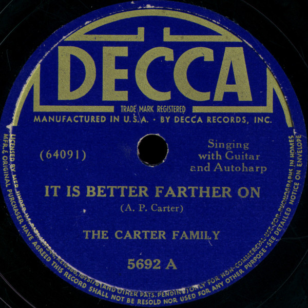 Single (It Is Better Farther on / You Are My Flower) cover