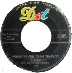 Single (Where Did Our Young Years Go / Cotton-eyed Joe) cover
