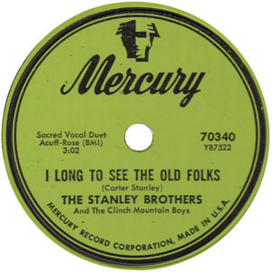 Single (I Long to See the Old Folks / A Voice from on High) cover