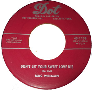 Single (You’re Sweeter Than the Honey / Don’t Let Your Sweet Love Die) cover