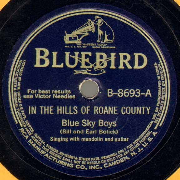Single (In the Hills of Roan County / Brown Eyes) cover