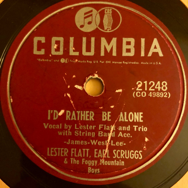 Single (I’d Rather Be Alone / Someone Took My Place with You) cover