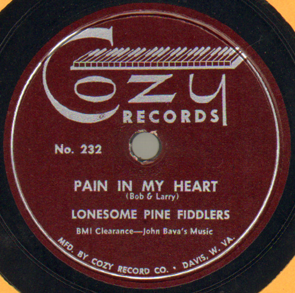 Single (Pain in My Heart / Lonesome, Sad and Blue) cover