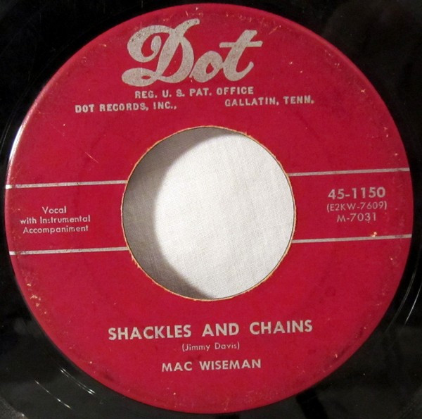 Single (Shackles and Chains / Goin’ Like Wildfire) cover