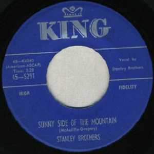 Single (Sunny Side of the Mountain / Shenandoah Waltz) cover