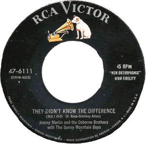 Single (They Didn’t Know the Difference (But I Did / That’s How I Can Count on You) cover