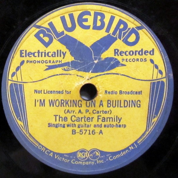 Single (I’m Working on a Building / When the Roses Bloom in Dixieland) cover
