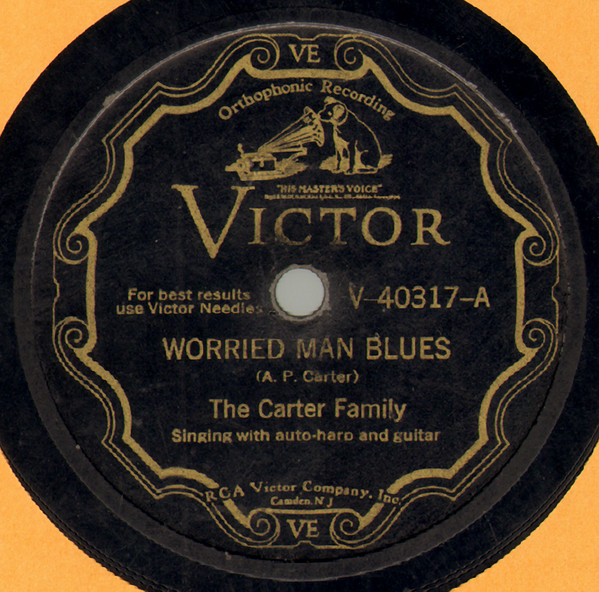 Single (Worried Man Blues / The Cannon-Ball) cover