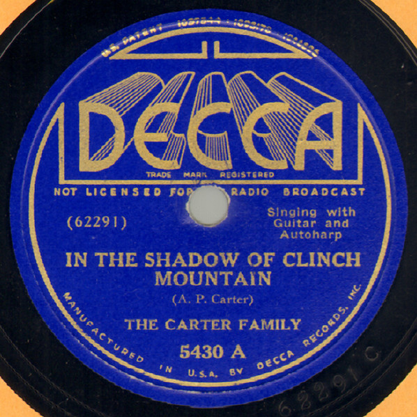 Single (In the Shadow of Clinch Mountain / Lover’s Lane) cover