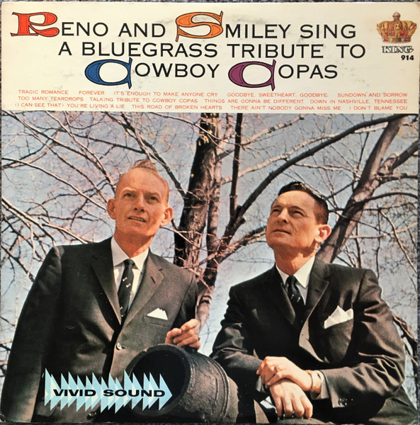 Sing a Bluegrass Tribute to Cowboy Copas cover