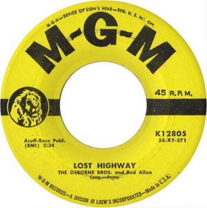 Single (Lost Highway / You’ll Never Know (how Much It Hurts)) cover