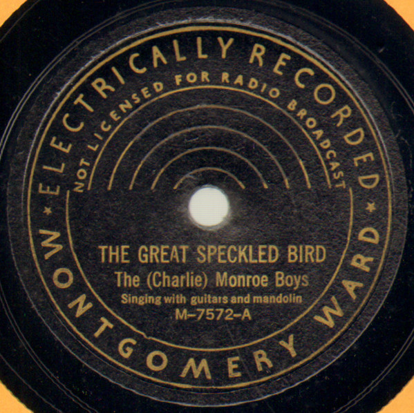 Single (The Great Speckled Bird / Every Time I Feel) cover