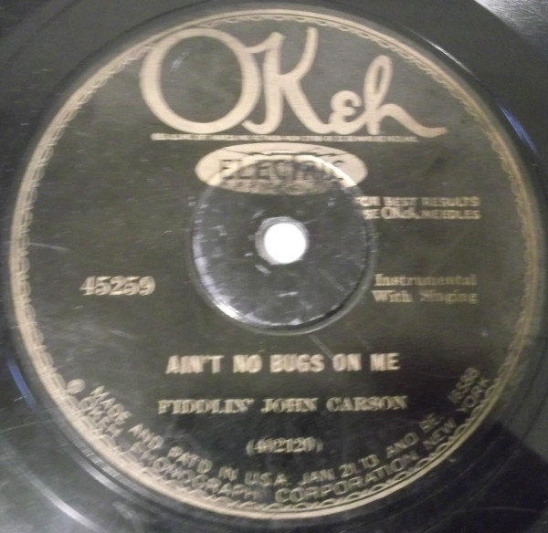 Single (Ain’t No Bugs on Me / The Burglar and the Old Maid) cover