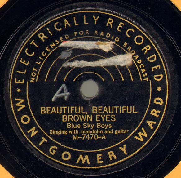Beautiful, Beautiful Brown Eyes · Little Bessie cover