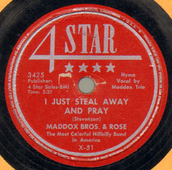 I Just Steal Away and Pray · I’d Rather Have Jesus cover