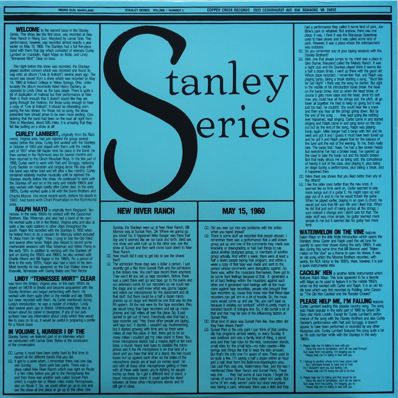 Stanley series. Vol. 1, no. 2 cover